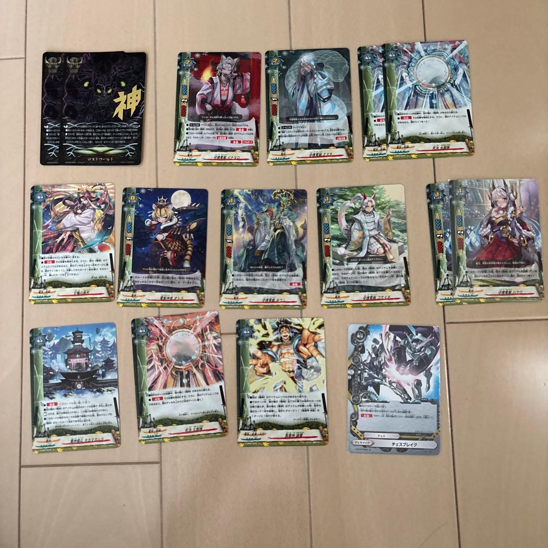 バディファイト 引退品 電神デッキ うまるちゃんスリーブ+おまけカード付き