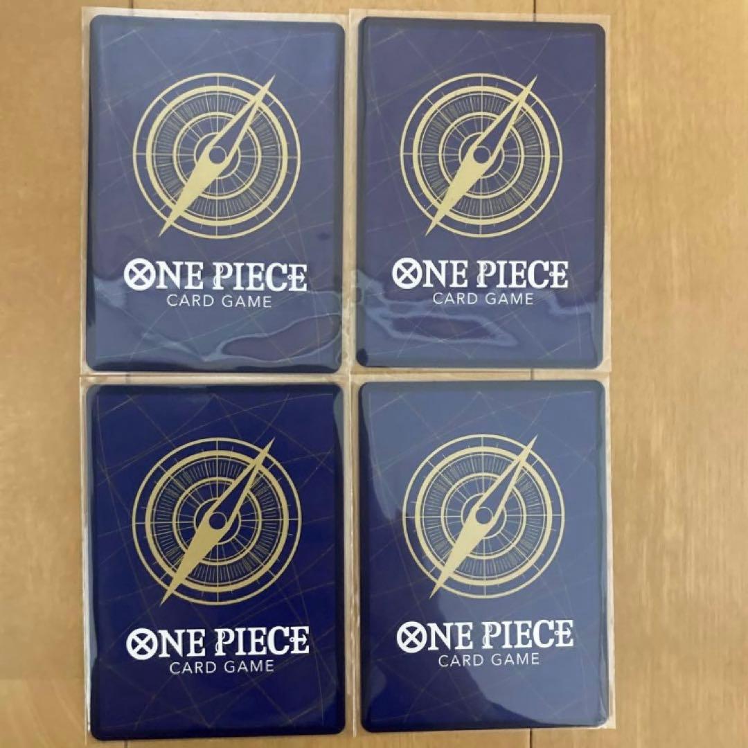 ワンピースカード 王冠　ジャンプ　プロモカード 4枚　ルフィ