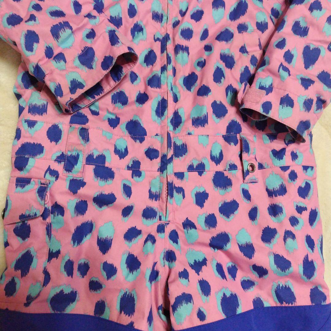 BURTON ヒョウ柄 スキーウェア 子ども用 ジャンプスーツ　100 110㎝