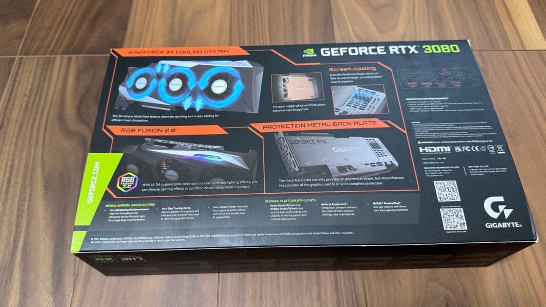 GIGABYTE GV-N3080GAMING OC-12GD LHR版