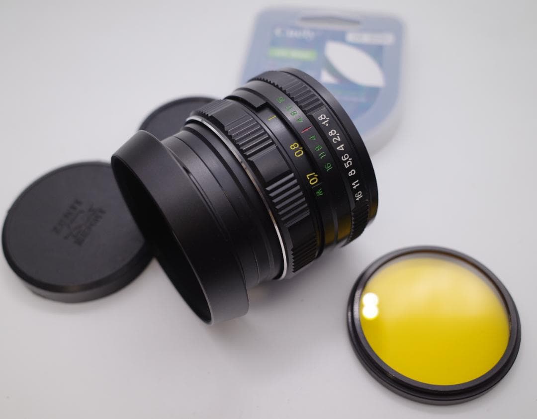 78　新品同様　希少ヘリオス　77M-4　ぐるぐるボケレンズ　　M42