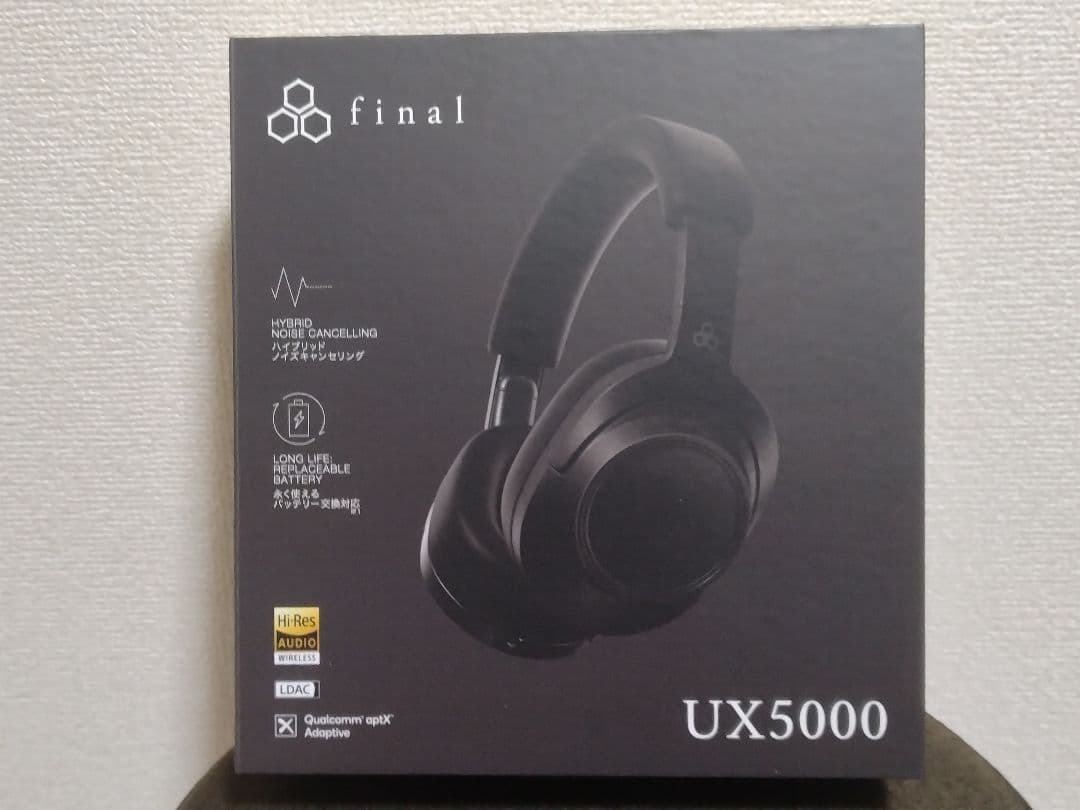 【新品同様】final ファイナル UX5000　購入納品書その他おまけ付き