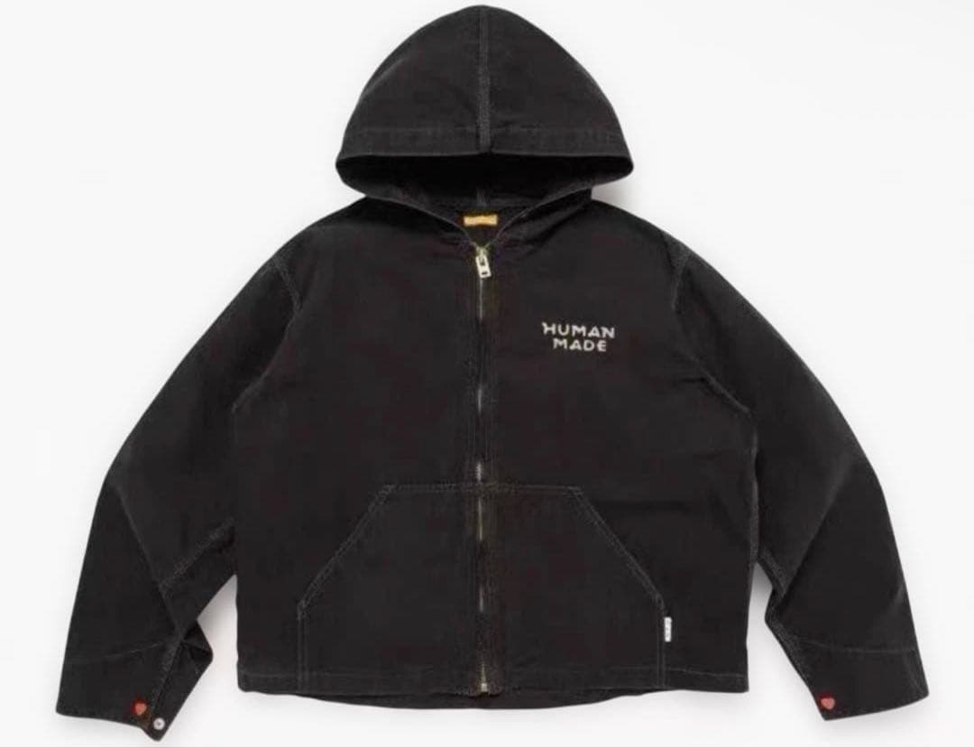 も*く様 HUMAN MADE Hooded Jacket \"Black\"