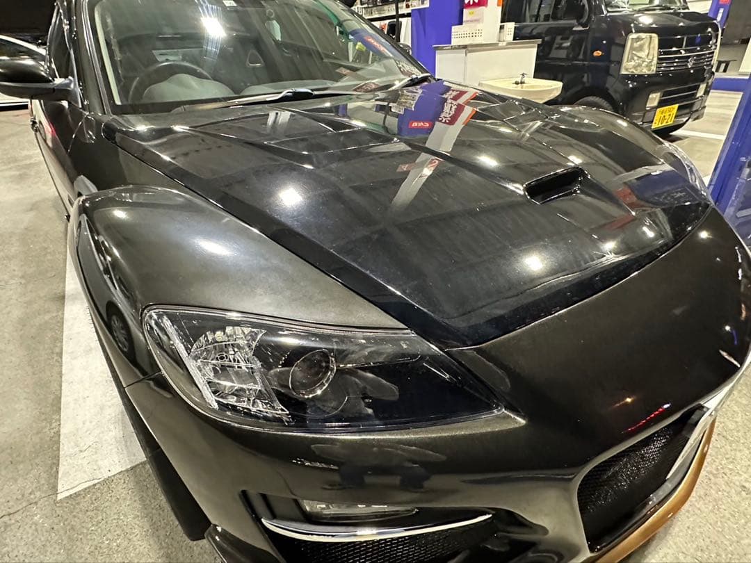 RX8 レッグスポーツ エアロボンネット