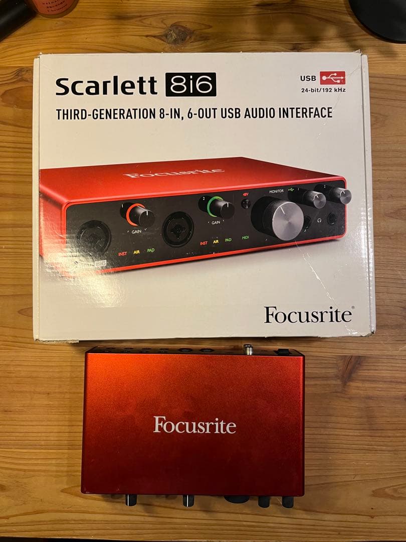 Focusrite Scarlett 8i6 3rd Gen【本体のみ】