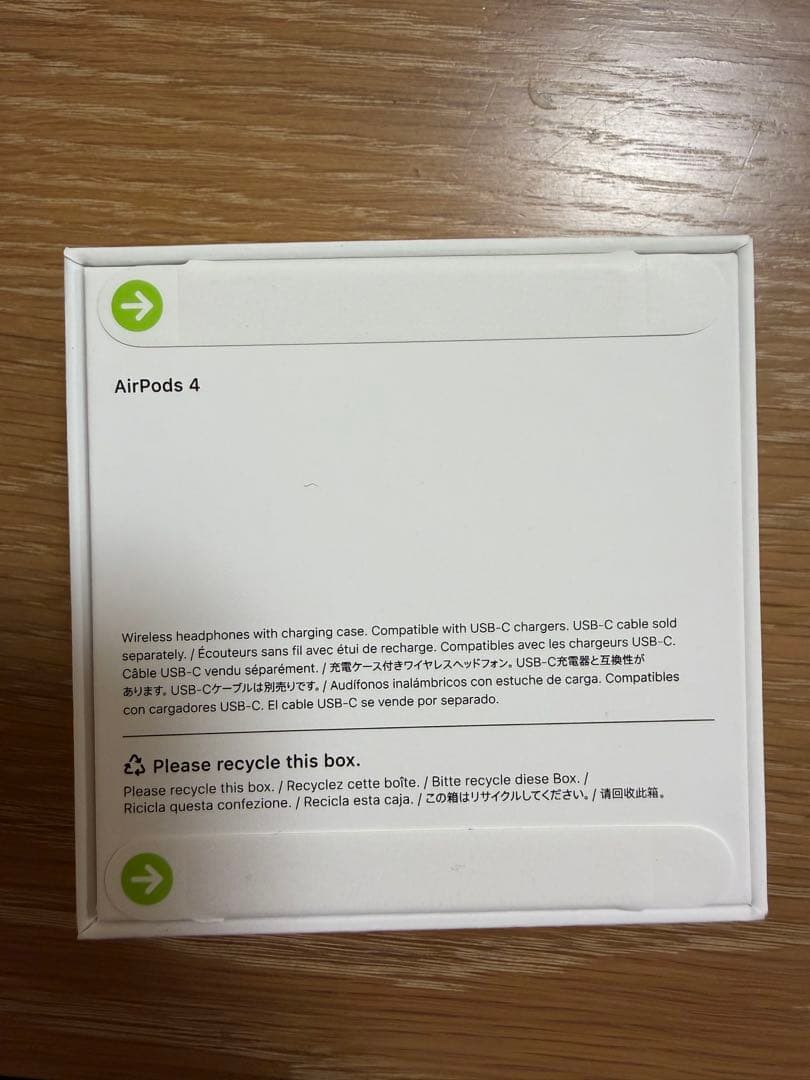 【新品未開封】AirPods4 保証書付き