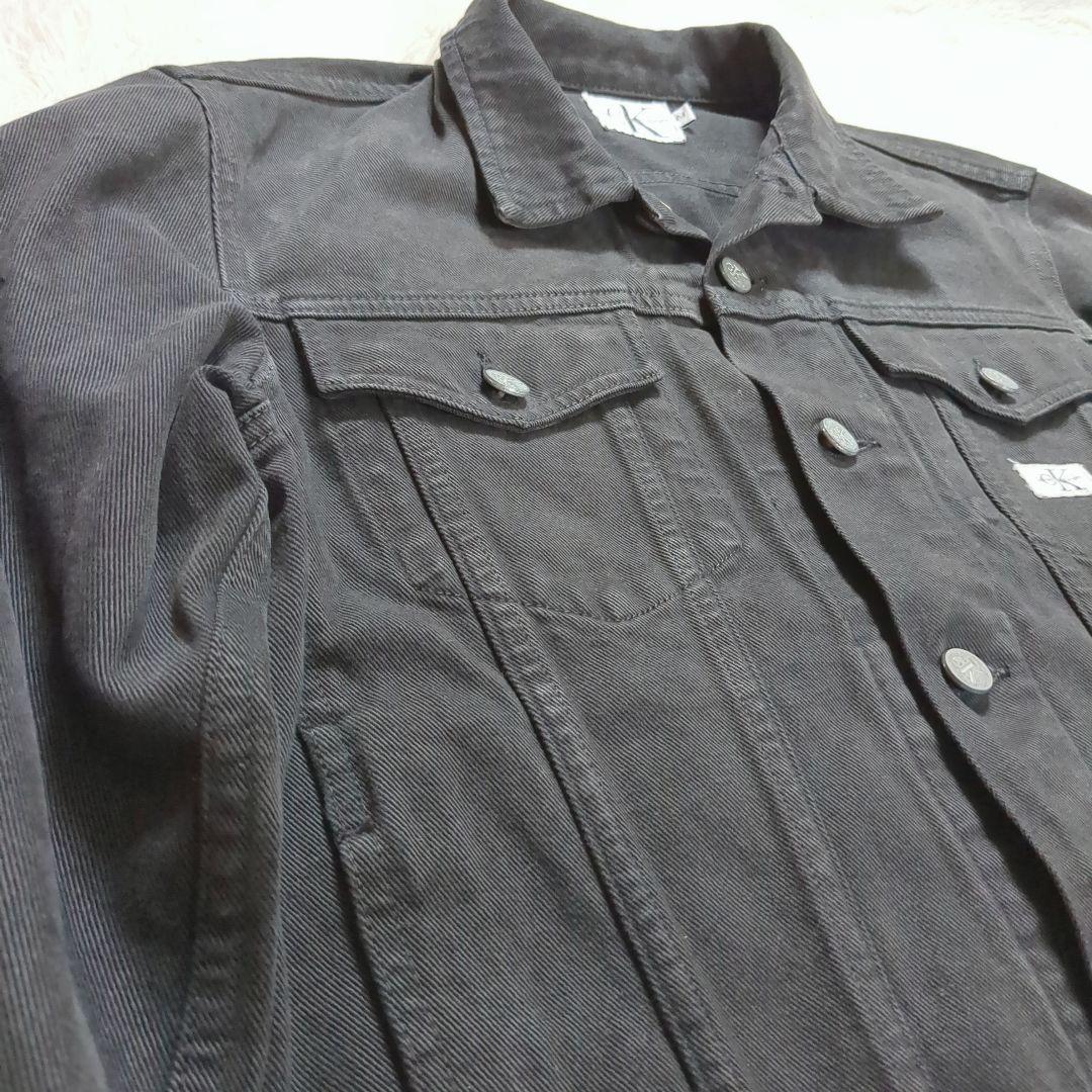 カルバンクライン ブラックデニムジャケット USA製  