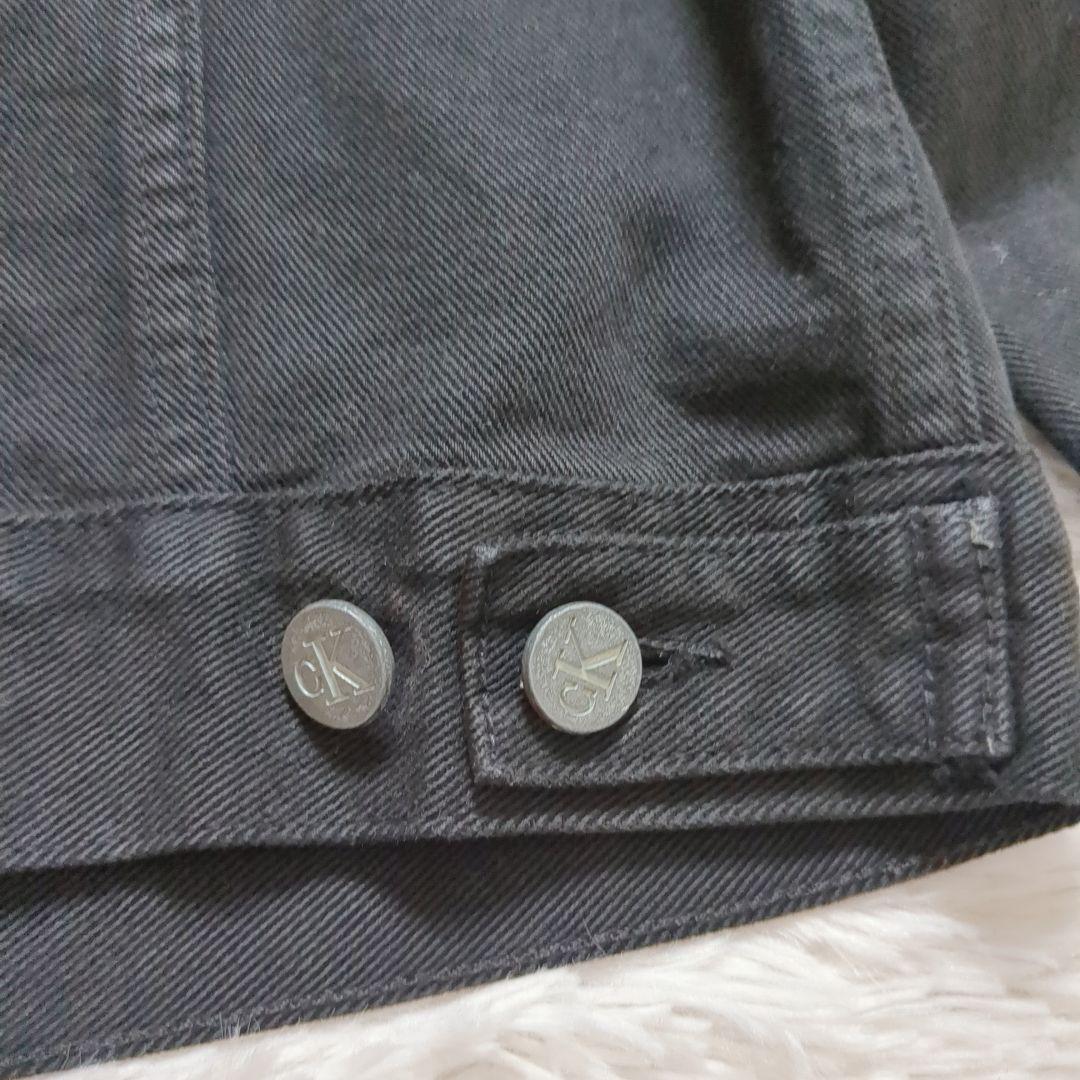 カルバンクライン ブラックデニムジャケット USA製  