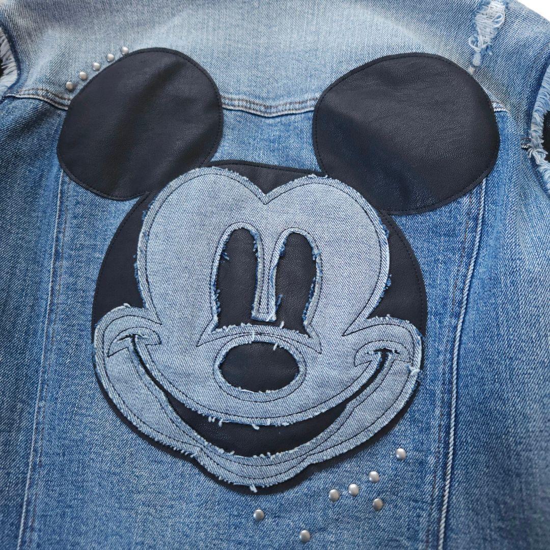 Desigual × Disney ハイブリッドデニムライダース M 極美品