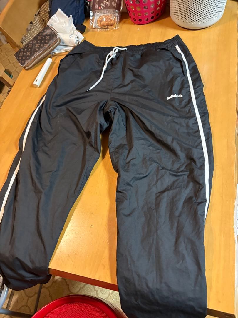 m*u様 ballaholic サイドライン　ナイロンパンツ