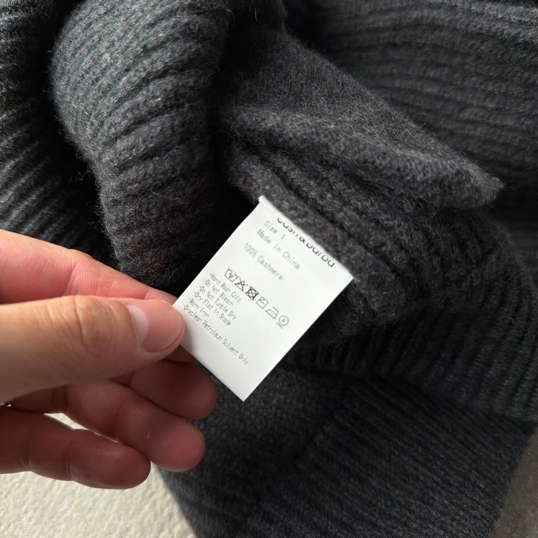cash&barba カシミヤ ドライバーズニットDs Knit