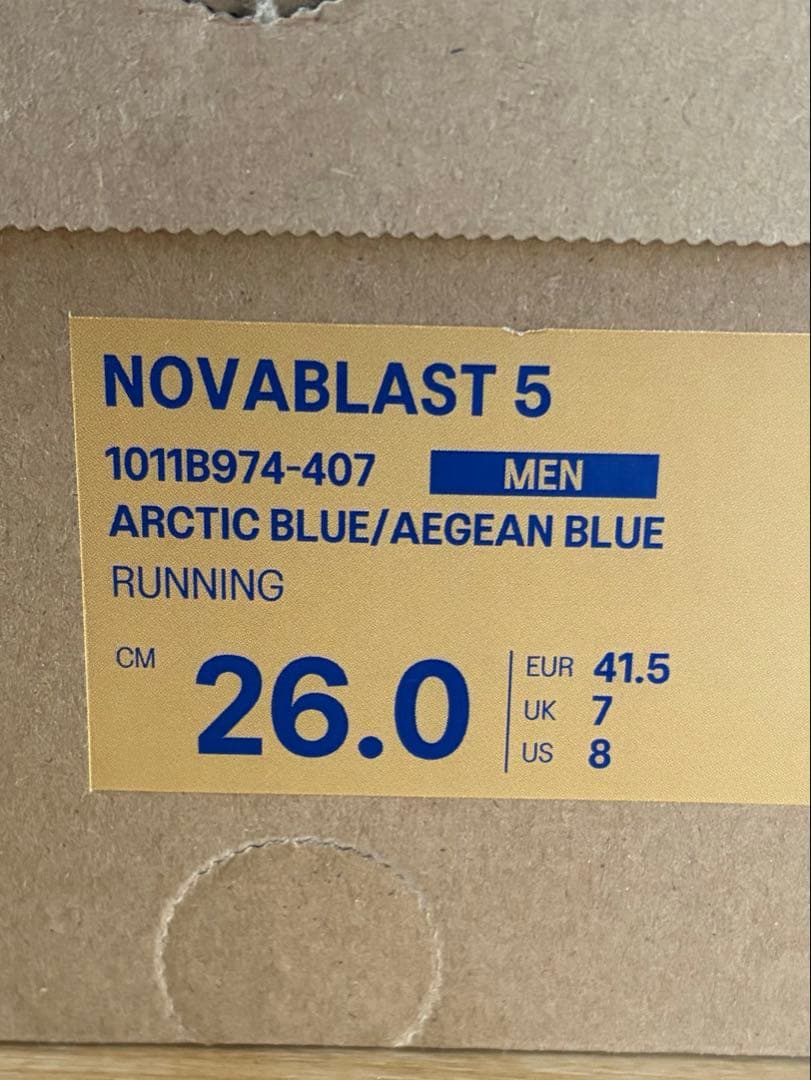 アシックスノヴァブラスト5 メンズ26cm NOVABLAST 5