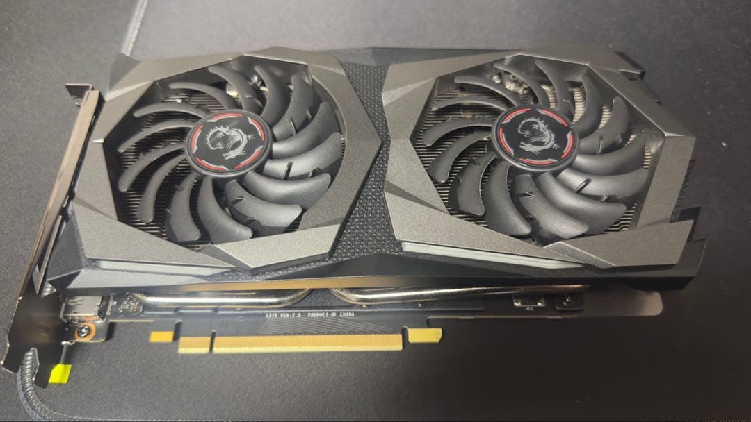 グラフィックボード・グラボ・ビデオカード GeForce GTX1660 GAMING X 6G [PCIExp 6GB]