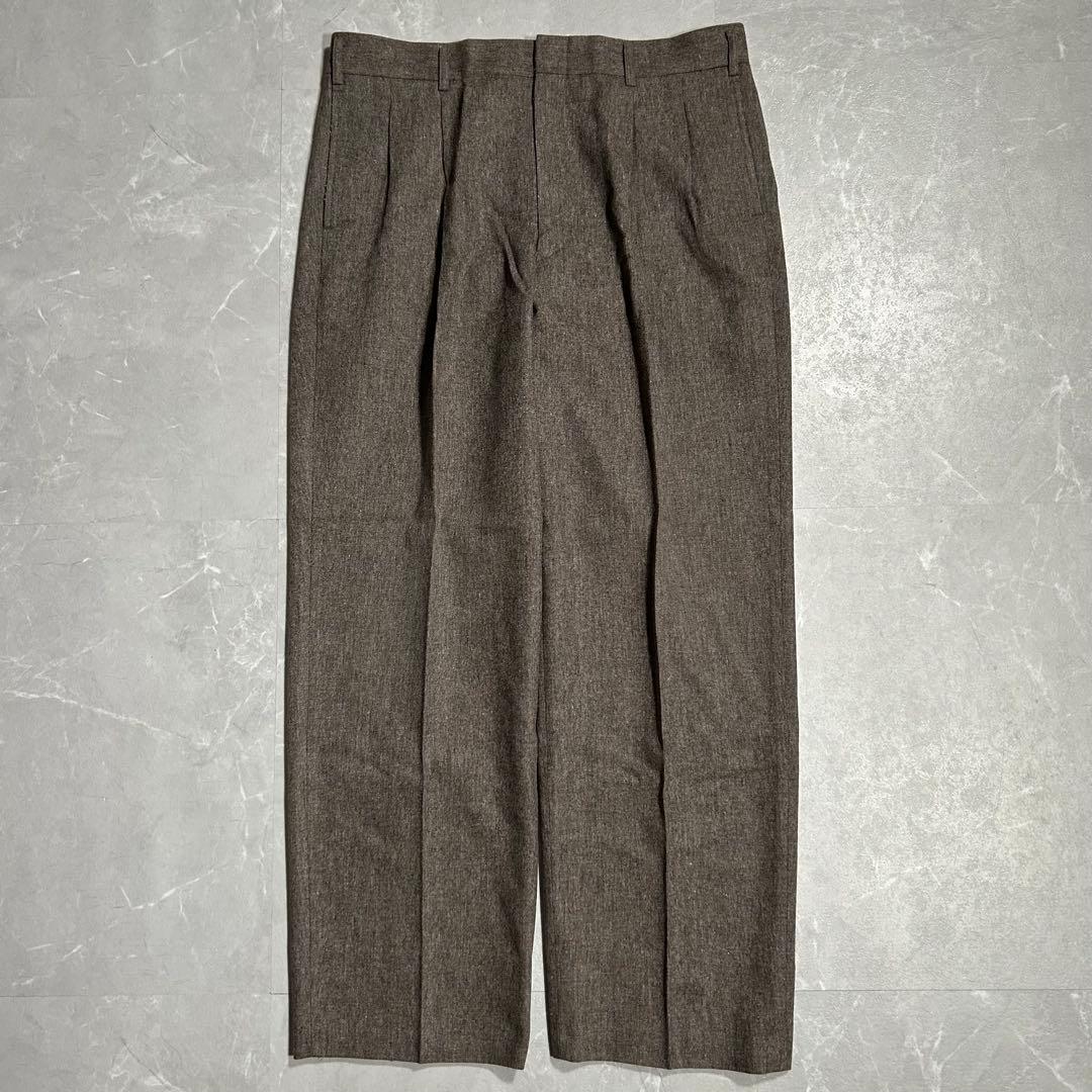 80s~90s vintage ツータックスラックス カスリ 絣 ロカビリー L