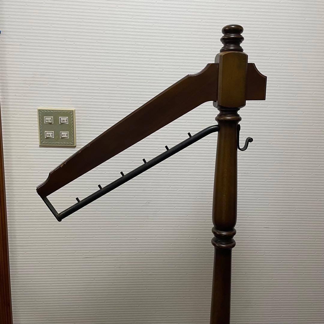 アンティーク　コートハンガー　ウォルナット