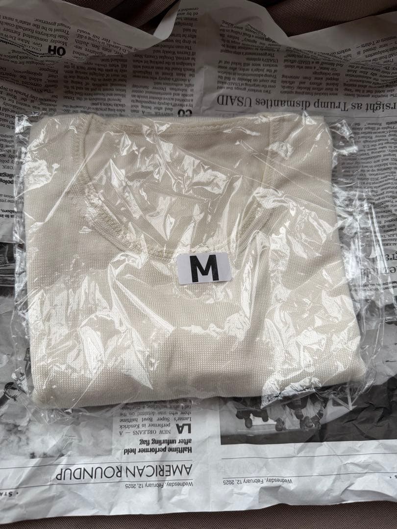 wafu【限定企画】シルク100％ の呼吸するトップス Ｍサイズ／ オフホワイト