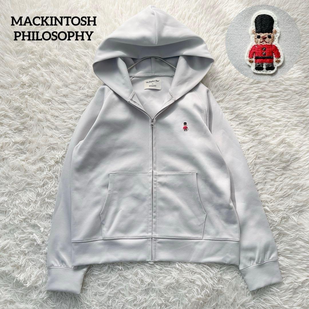 【美品】完売品 マッキントッシュ パーカー バッキンガムベア フード グレー M
