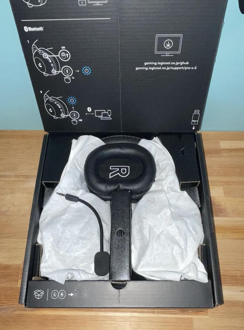 【完品、動作品】PRO X 2 LIGHTSPEED ゲーミングヘッドセット