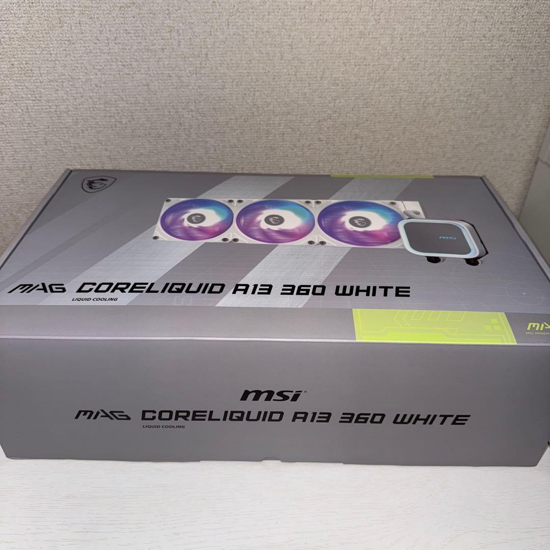 PC用ファン・クーラー MSI MAG CORELIQUID A13 360 WHITE