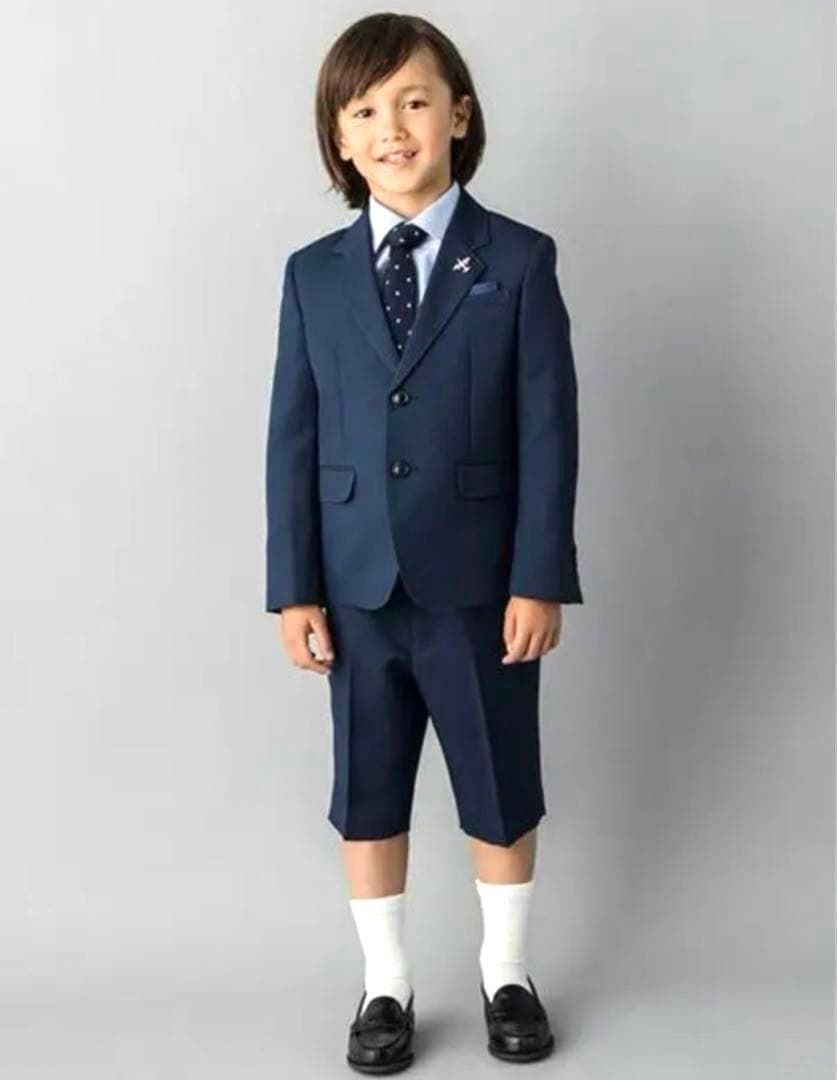 【美品】プティマイン　petit main　男の子　フォーマルスーツ　120cm