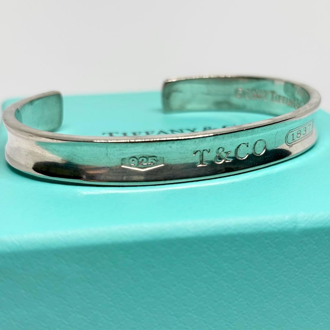 J176 ティファニー　バングル　スターリングシルバー　ナローカフ　925