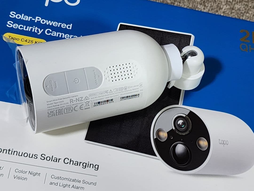 Tapo C425　カメラ　ソーラー