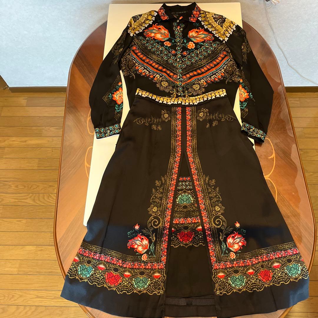 エトロ　シルク　ツーピース