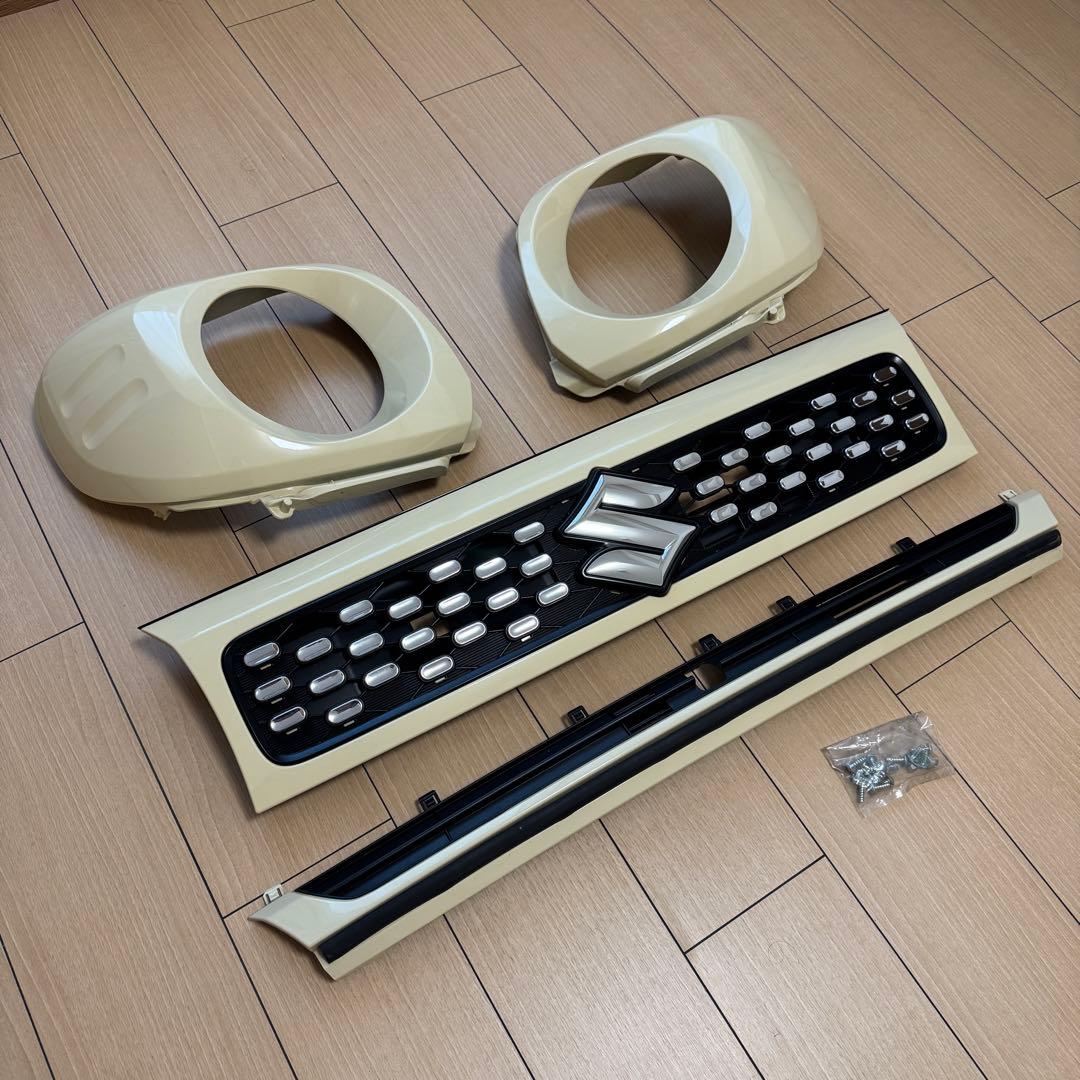 スズキ スペーシア ギア マイスタイル グリル ライトカウル セット