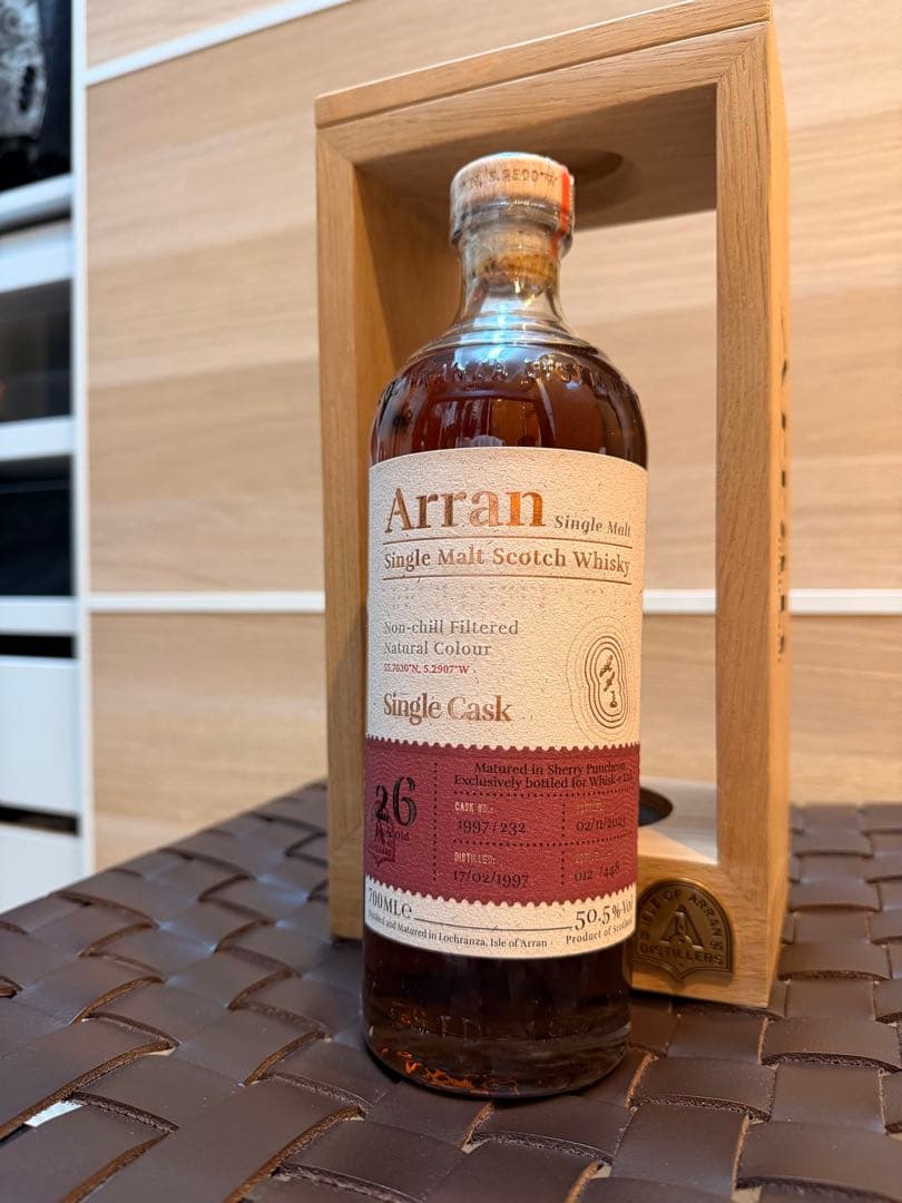 日本限定 アラン 1997 26年 シェリーパンチョン シングルカスク