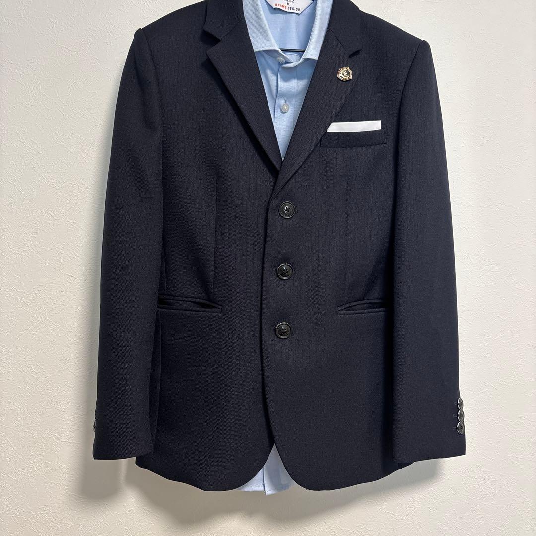 ビームスワルツ　フォーマルスーツ　セット　ネイビー　キッズ　男子　150