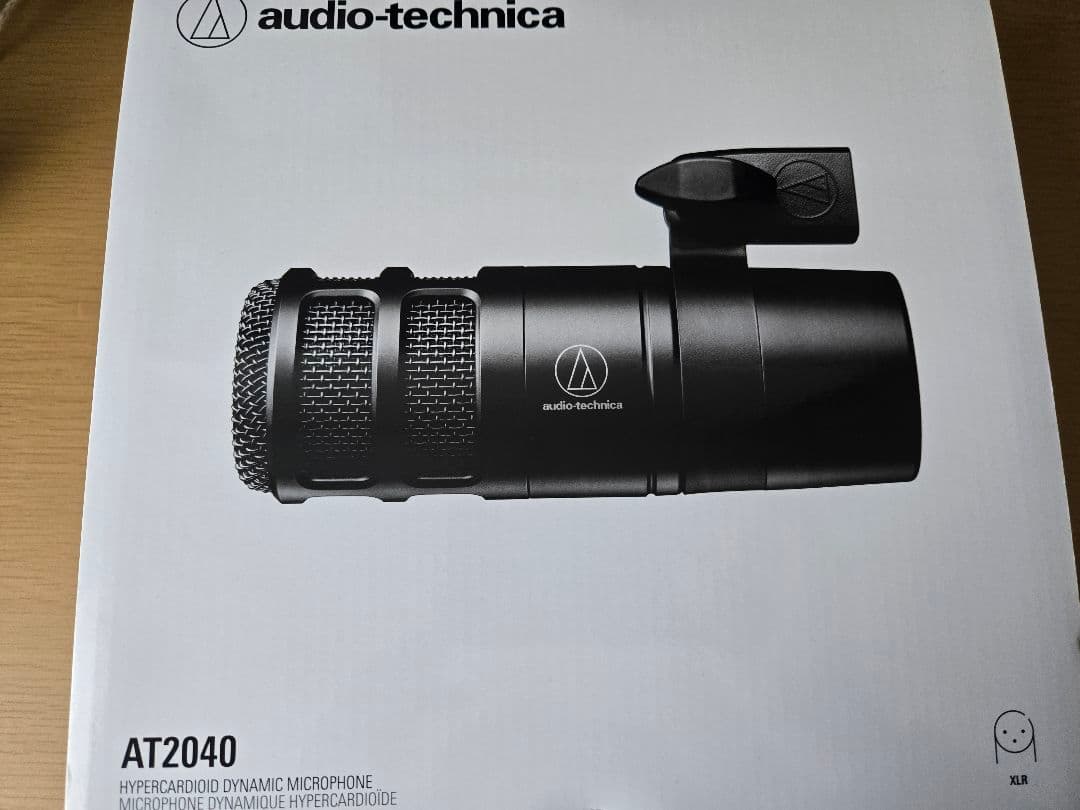 【りゅう】audio-technica AT2040 + XLRケーブル