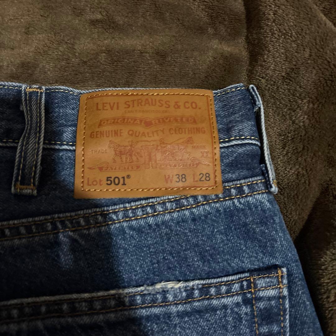 ジャーナルスタンダード リーバイス 別注 501 セルビッチ インディゴ　W38