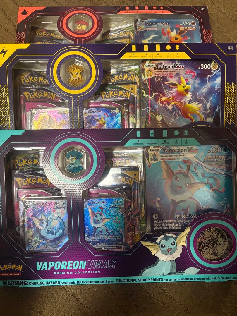 ポケモンカード プレミアムコレクション　英語版　夏ポケカ　3種類　未開封セット