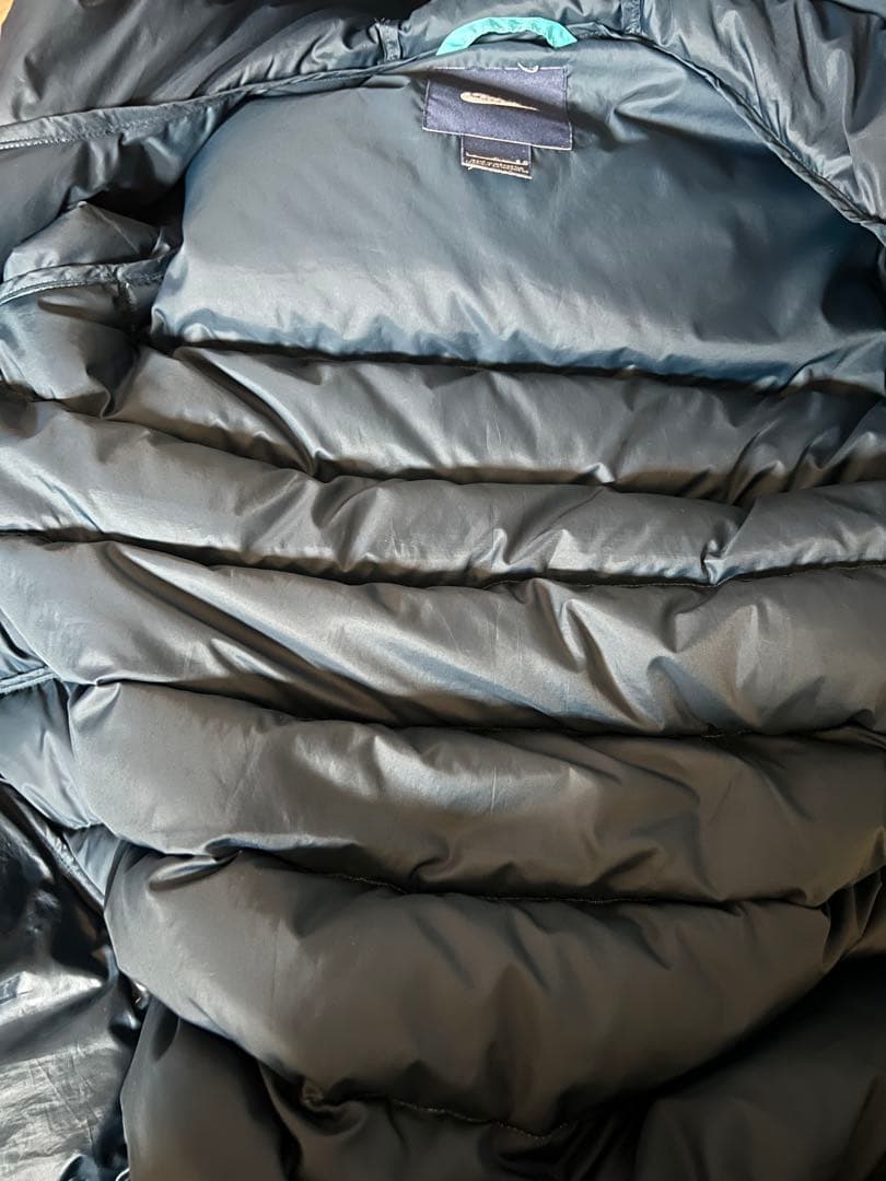 NIKE 550 水色 ダウンジャケット フード付き