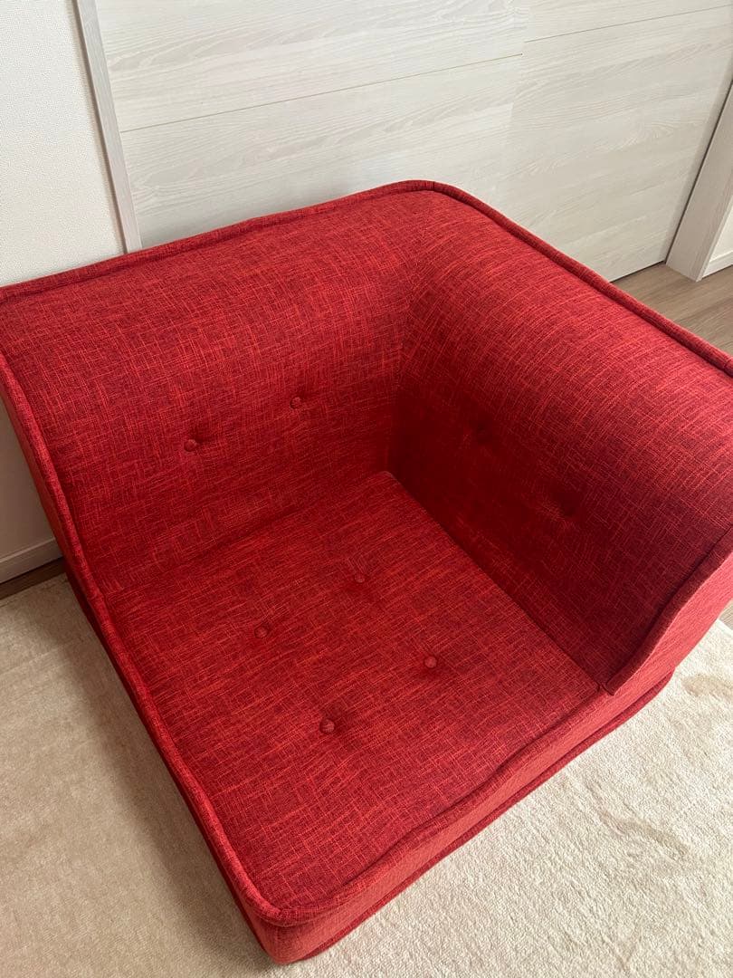 Yogibo Modju Corner ヨギボー　モジュ　コーナー　赤　ソファ