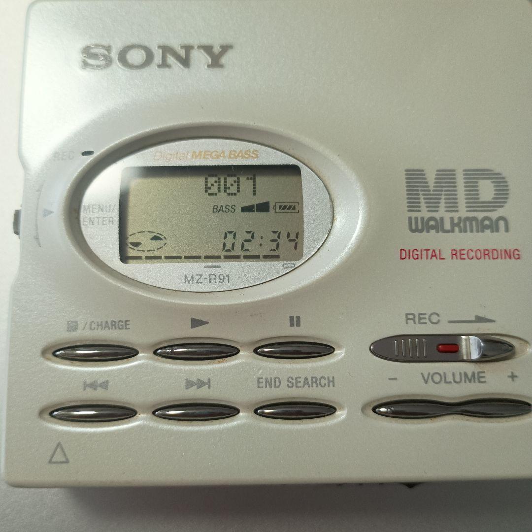 送料込み匿名配送　SONYソニーMDウォークマンMZ-R91 本体のみ