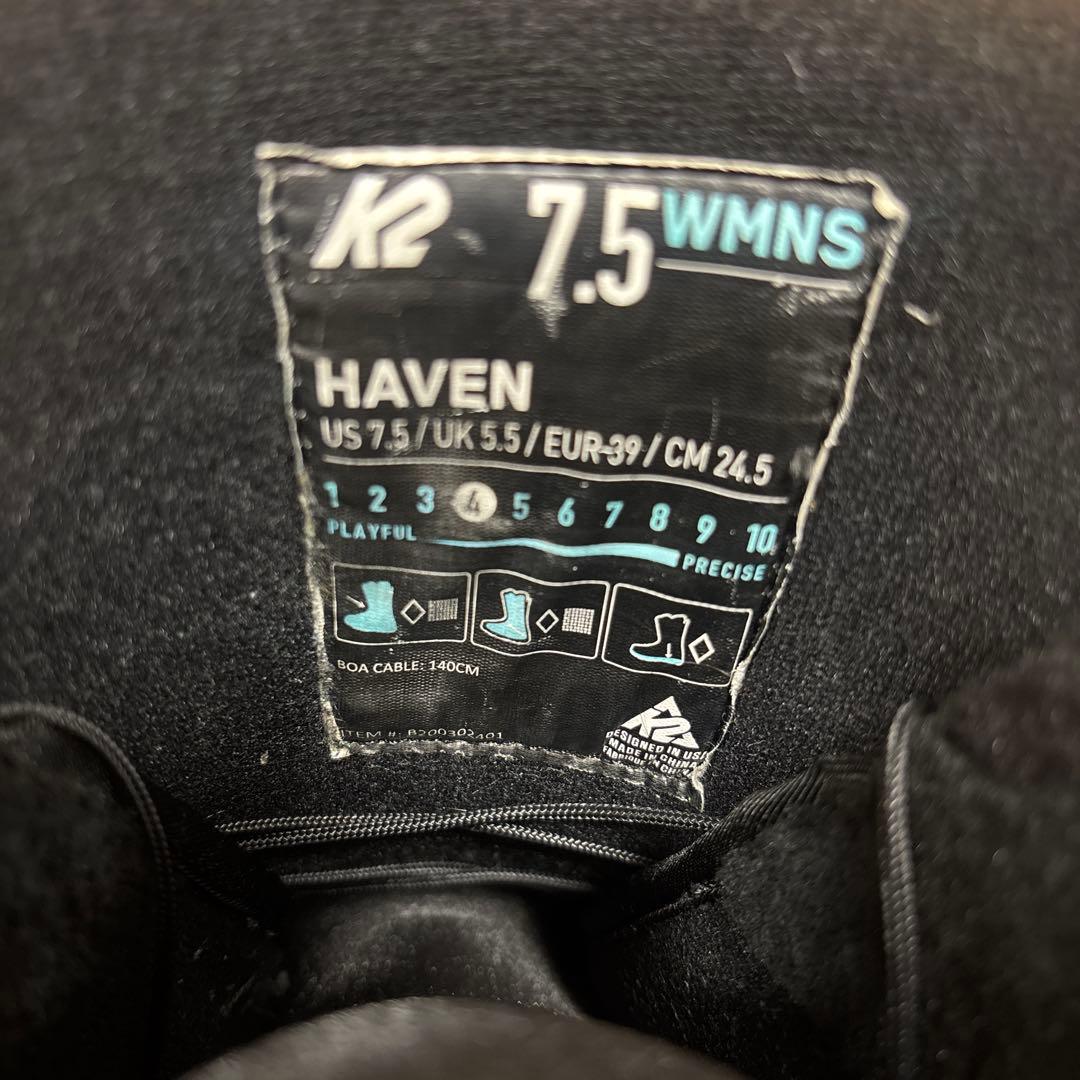 【美品】　k2 Haven 24.5cm