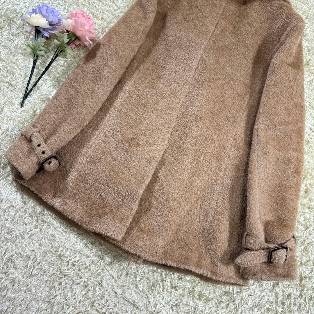 マックスマーラ　高級ライン　バージンウール　アルパカ　Pコート　ベージュ