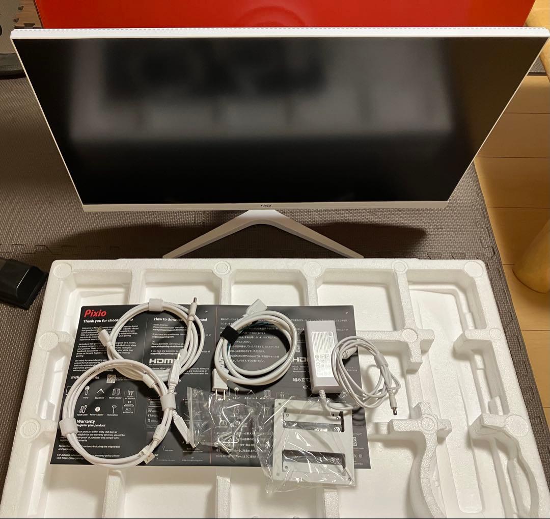 pixio 4Kモニター　31.5インチ ホワイト px32u wave