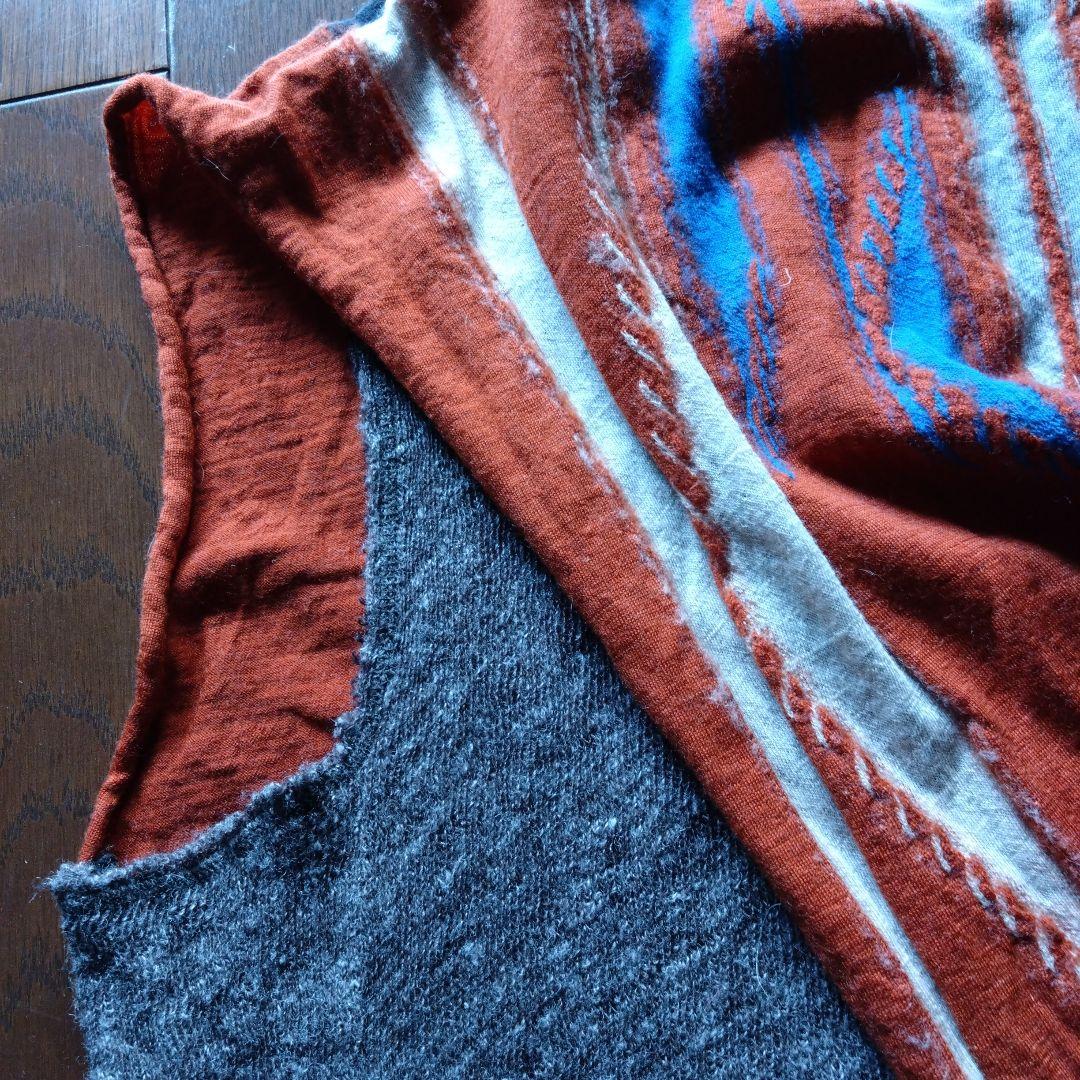 キャピタル　幾何学模様 ロングワンピース ノースリーブ