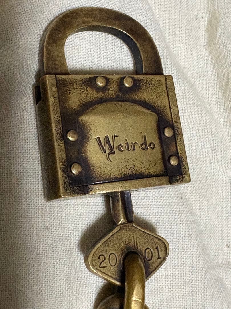 じ*ー様 WEIRDO ウィアード パドロック ウォレットチェーン ブラス 真鍮