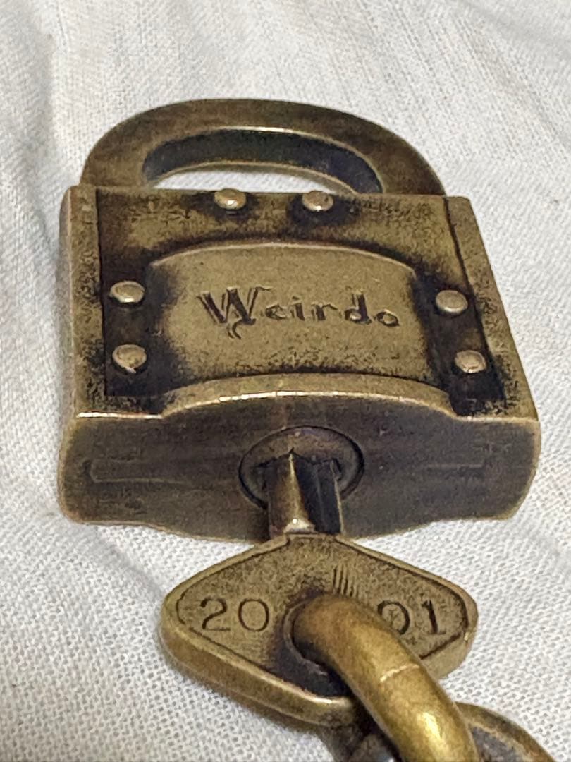 じ*ー様 WEIRDO ウィアード パドロック ウォレットチェーン ブラス 真鍮