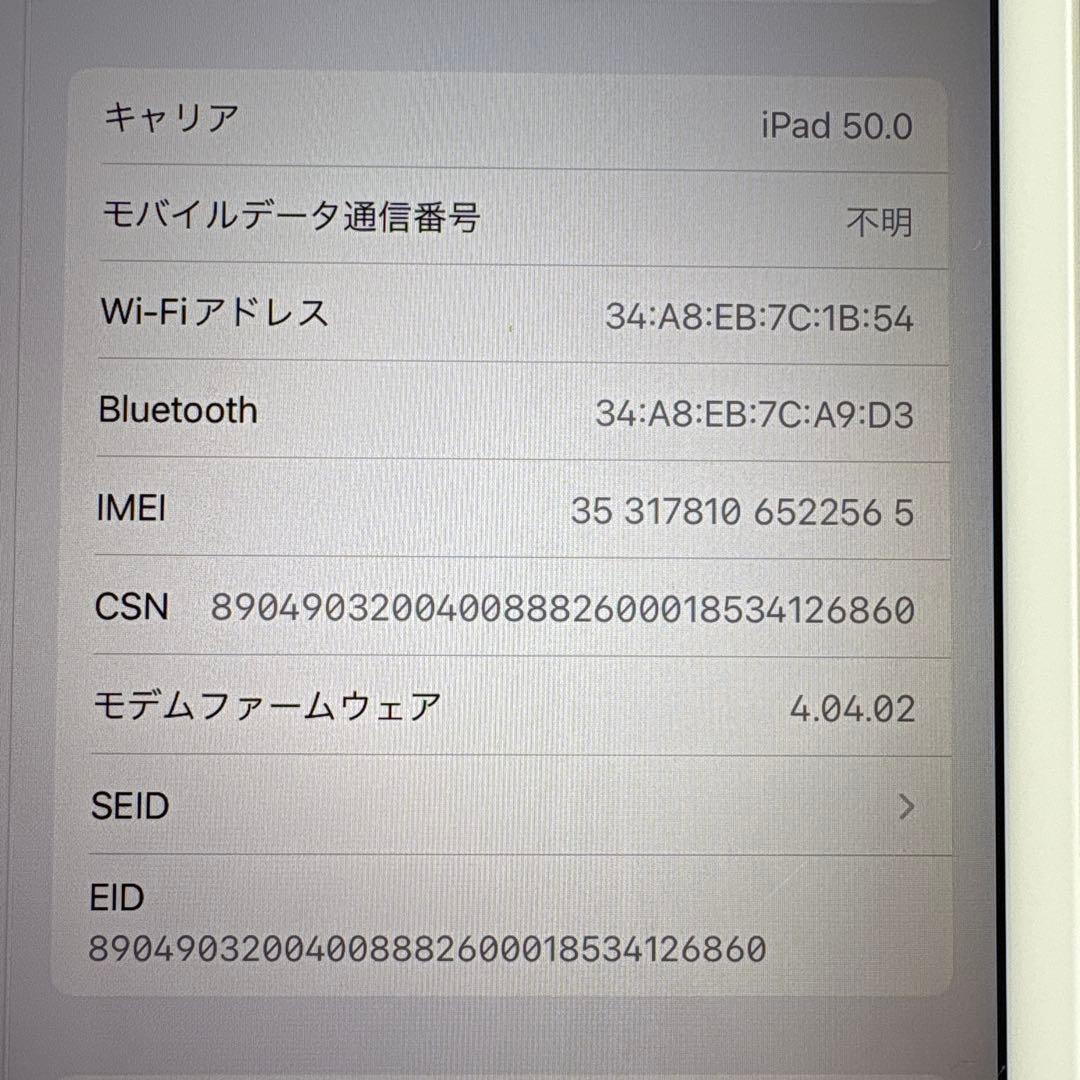 iPad mini5 Wi-Fi+Cellular モデル 64GB