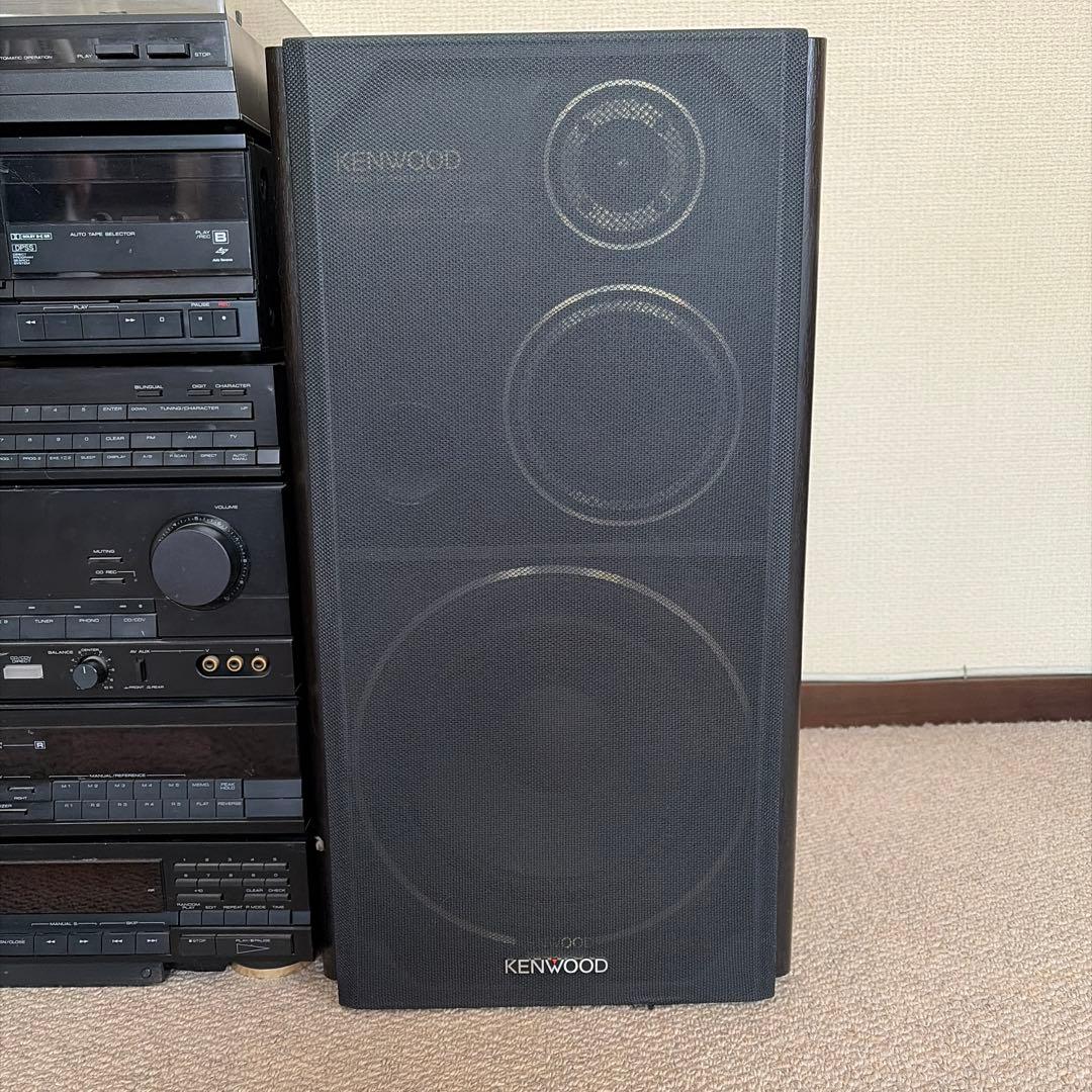 【希少品】KENWOOD オーディオシステムコンポ フルセット 説明欄要確認