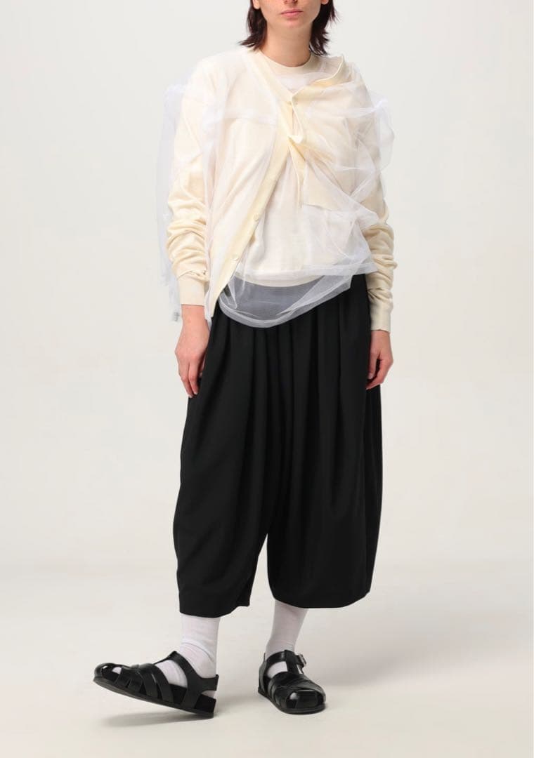 COMME des GARCONS 25SS ウールサルエルパンツ バ