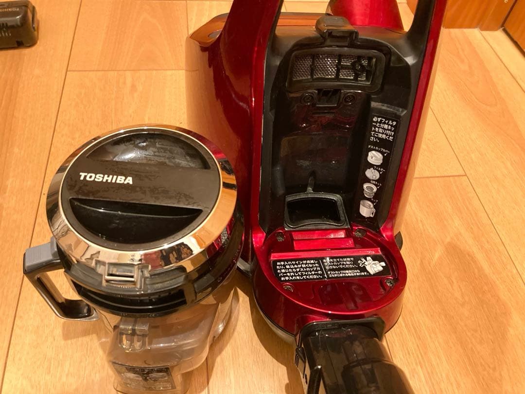 東芝 クリーナー VC-C7（R） 【消毒/清掃/動作確認済】　T
