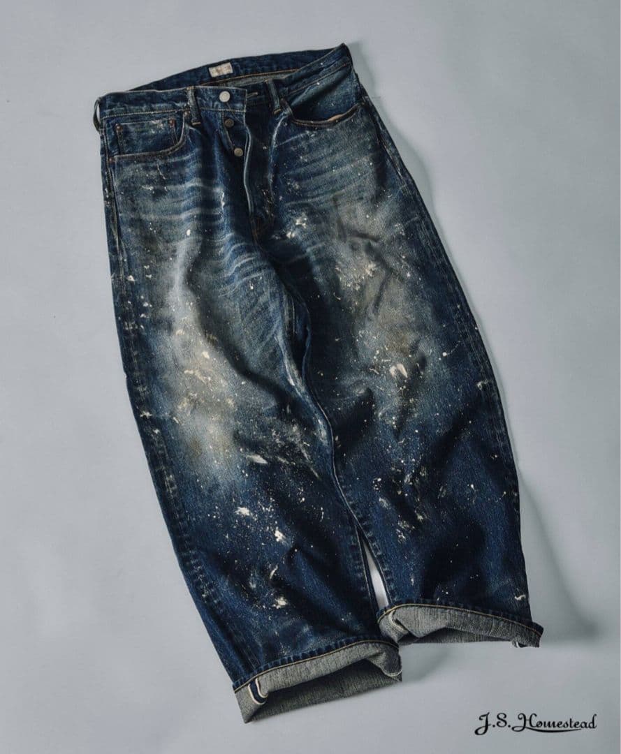 希少　ジャーナルスタンダード　J.S.stead　エイジングデニム