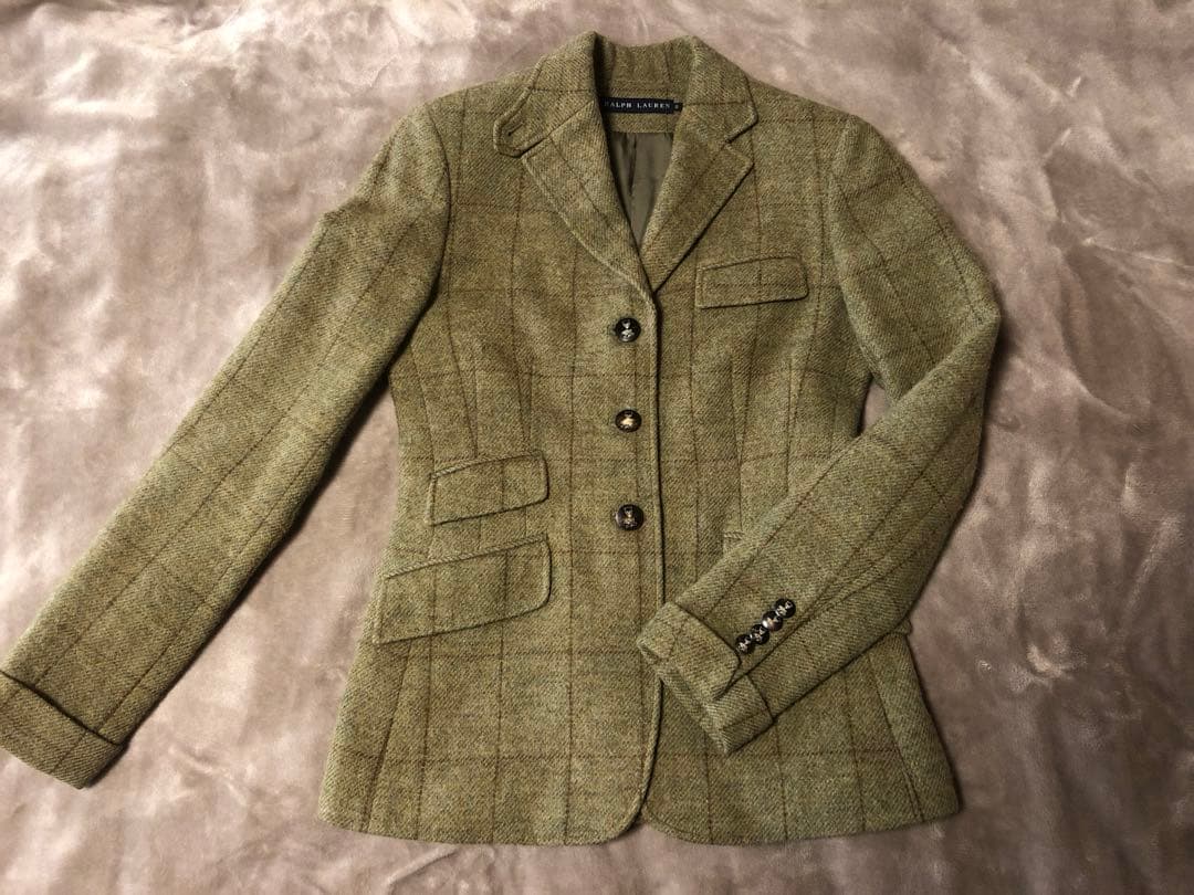 ラルフローレン ツイード ジャケット キツネボタン サイズ9 日本製