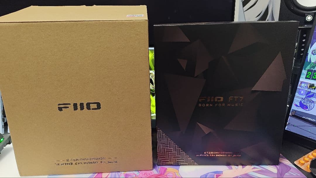 FiiO FT7 オープンバックヘッドフォン キャリングケース付き