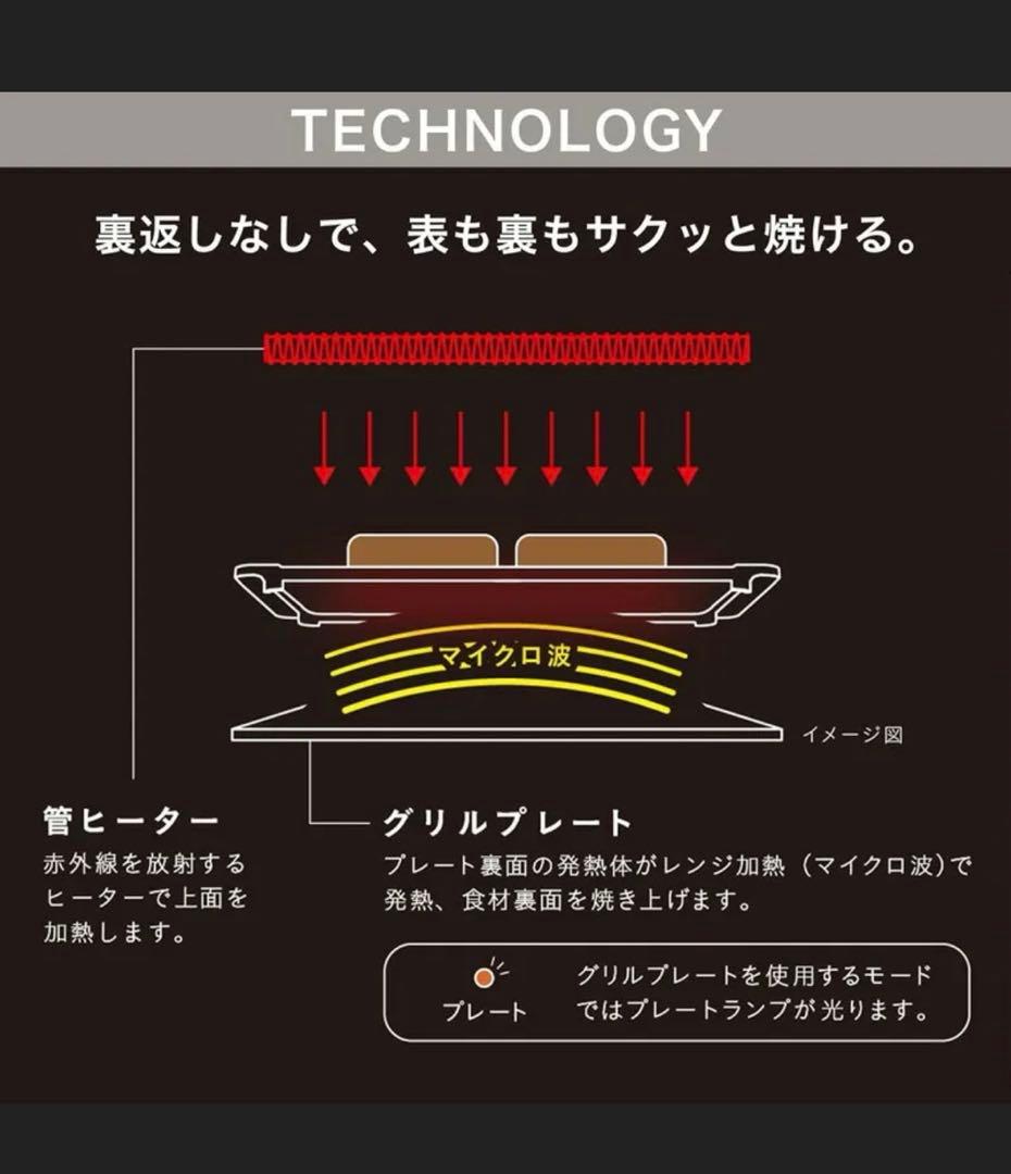 新品　日立　トースターレンジ　MRT-F100 2025年製　長期3年保証